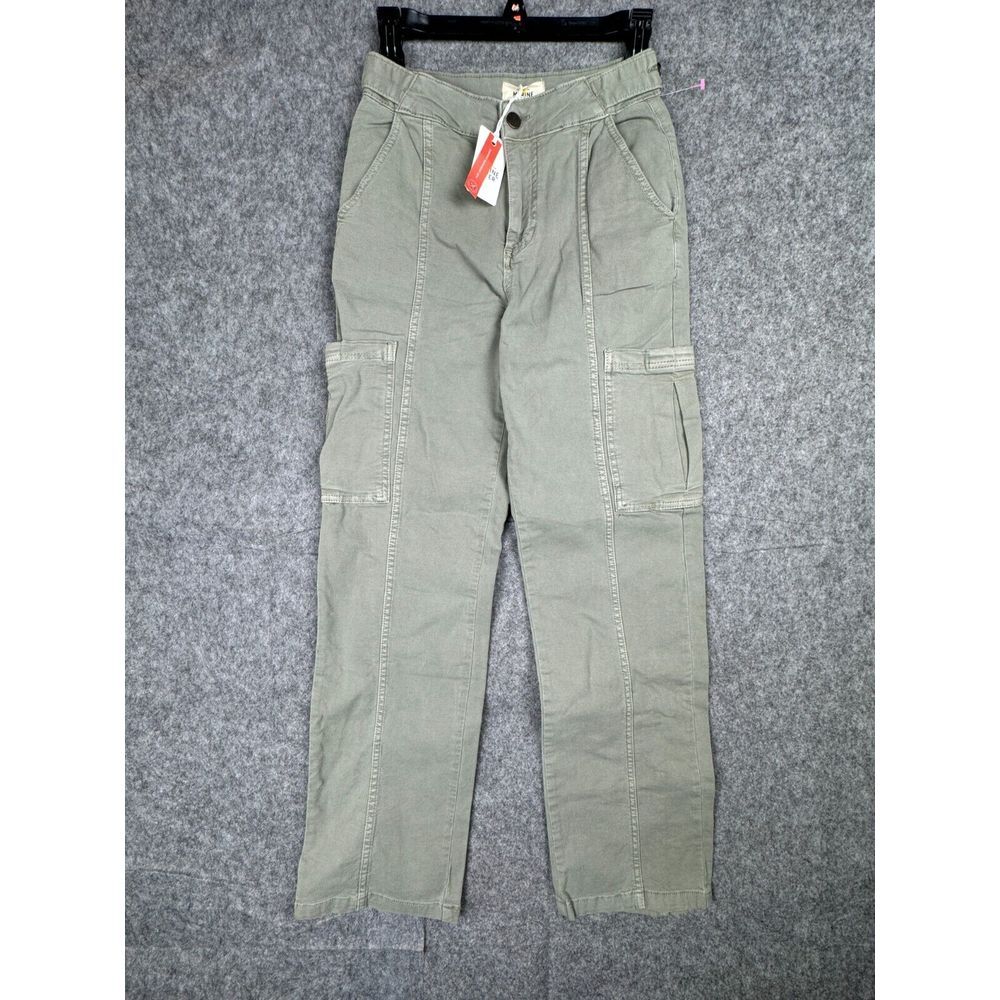 Marine Layer Cargo Pants Women's Size 2 Straight Leg Amara Olive Green‎ NWT
